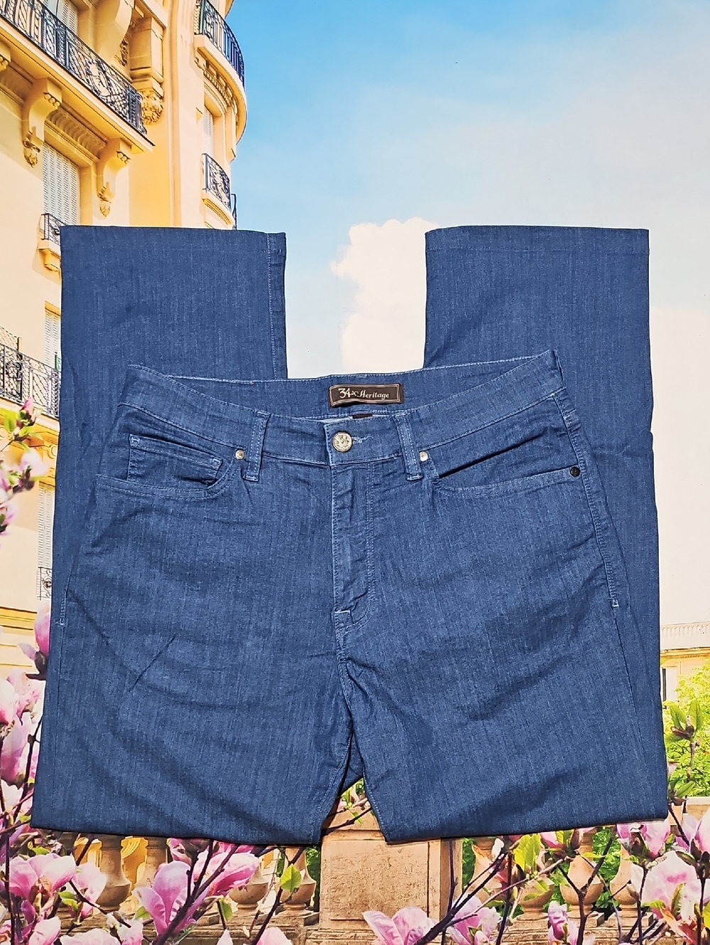34 Heritage Men's Blue Jeans Charisma 36x32